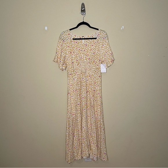 Free People In Full Bloom Smocked Maxi Dress - Picture 4 of 15